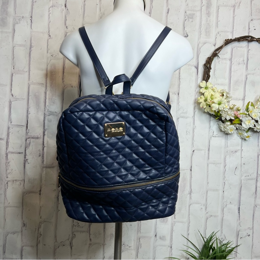 bebe “Danielle” Backpack (Navy) - Picture 3 of 9